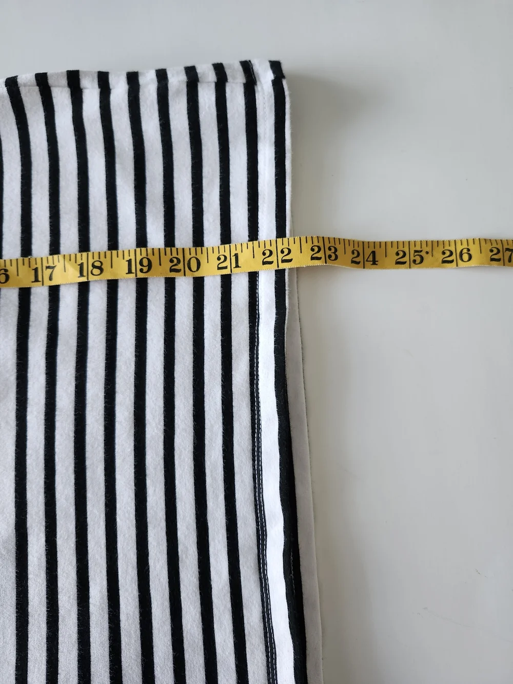 New Striped Black and White Tee - Picture 6 of 6